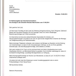 Bewerbungsvorlage Anschreiben 8