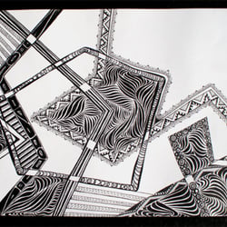 Indianpatterns 46×32,5cm