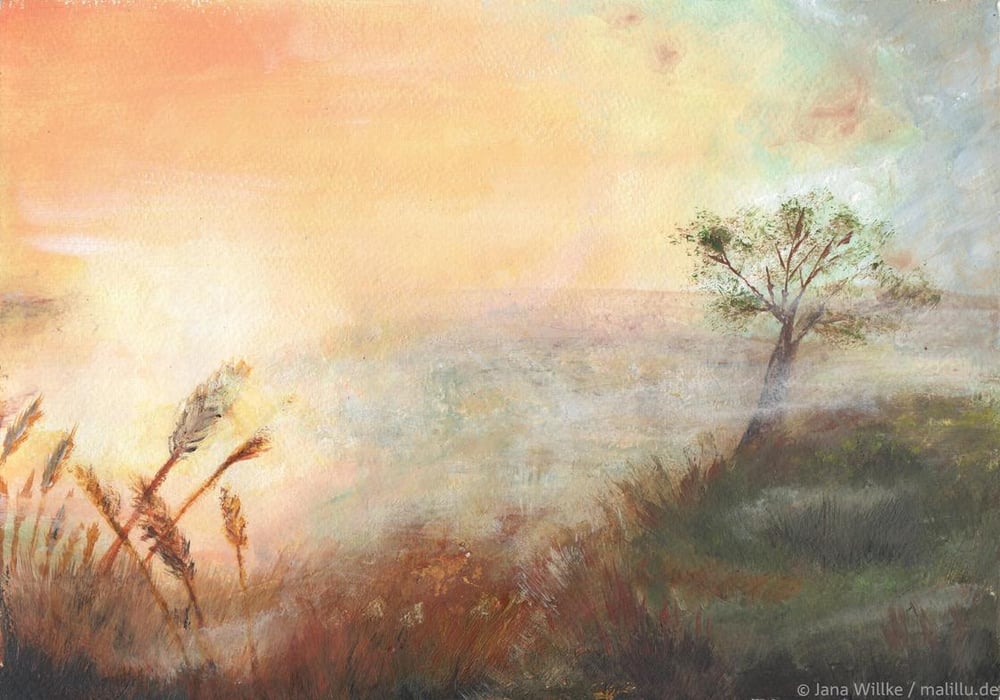 Sonnenaufgang im Nebel