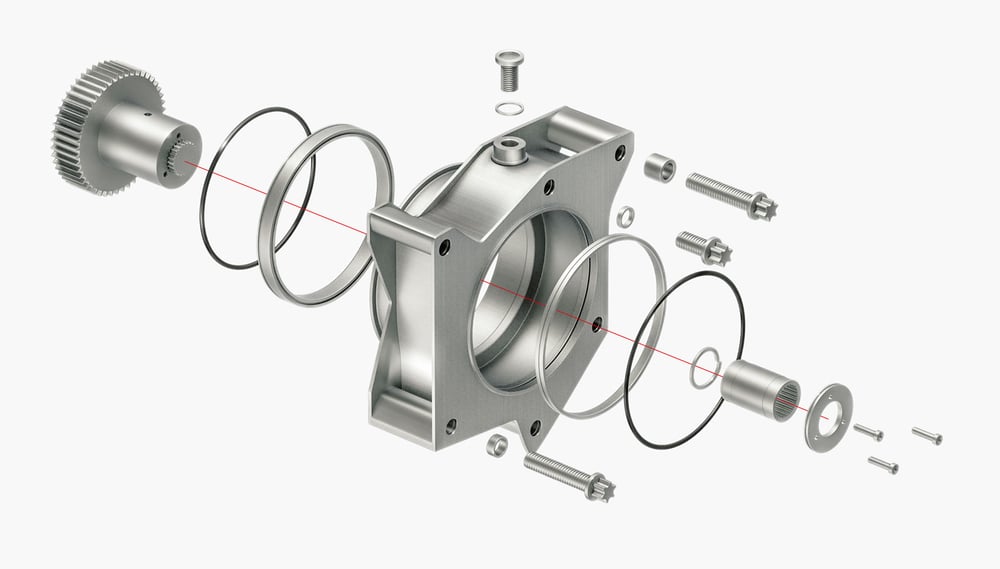 Schematic exploded
