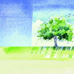 Aquarell Baum