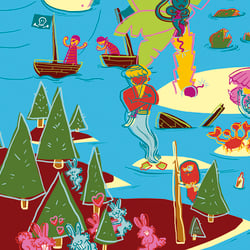 Wimmelwandkalender 2015