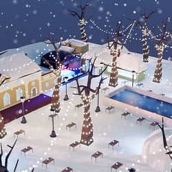 3D Model of a winter garden „Pruefeninger Schlossgarten“