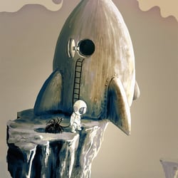 Spacekid – eine Plakat-Illustration