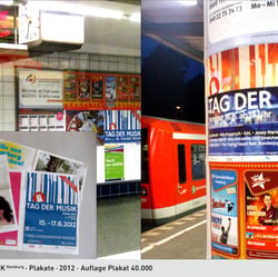 Erscheinungsbild TAG DER MUSIK Hamburg & Umsetzung 2012  · 2011 | 2012  ·  Auflage Programmheft 40.000