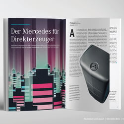 Illustration, Mercedes Benz Next Magazin