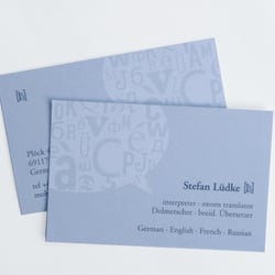 Visitenkarte Dolmetscher