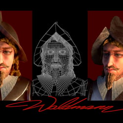 Söldner Wadmann Face: Mesh/Textur