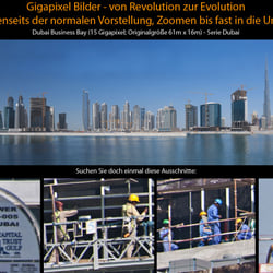 Dubai Business Bay – 15 Gigapixel; Originalgröße 61m x 16m