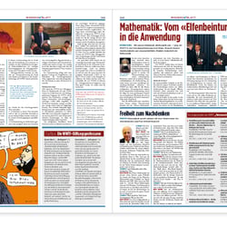 Erstellung eines Geschäftsberichts in Form einer Zeitung