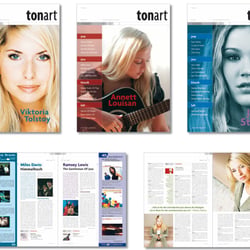 Art Direction / Produktion Tonart-Magazin