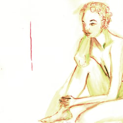Aktbild – Aquarell