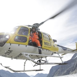 Heli-Shooting in den Alpen für MEWA