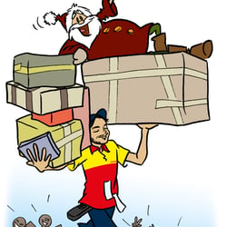 christmas card illustration