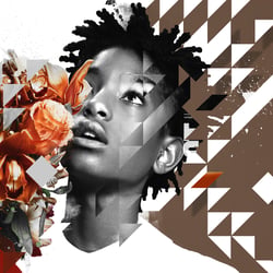 Editorial fashion collage, mixed media, 2016.
