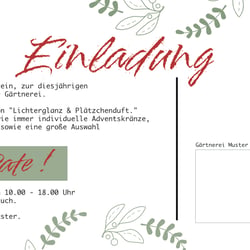 2022 Maxi Postkarte 297mm x 140mm Advent Rückseite