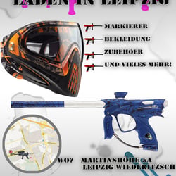 Painball Shop Plakat Entwurf