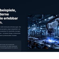 Projektbereich – Industrial Webdesign