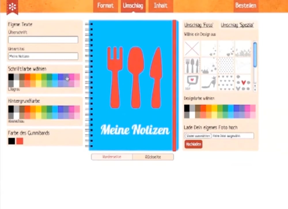 How-To-Video „Neue Designs bei Mein Notizbuch“