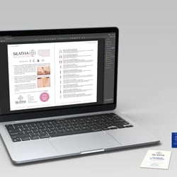 Silatha editorial layout & information cards