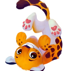 Leopard Charakter Design