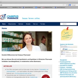 Klinische Pharmazie – Online lernen//CMS//WordPress