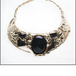 Gold Collier groß von Michael Uhlig