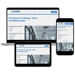 Klima- & Lüftungsfirma Website