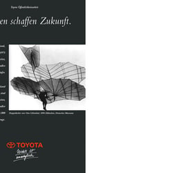 Toyota – Anzeige Öffentlichkeitsarbeit