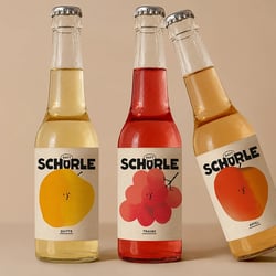 Augenwaide — Saftschorle Packaging & Label Design