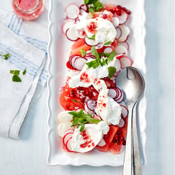 Radieschensalat mit Wassermelone