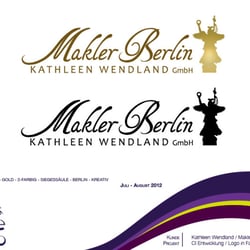 Logoentwicklung für Makler Berlin – Kathleen Wendland GmbH