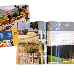 Radreise Katalog – Layout