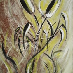 Yellow Glow, 40 × 60 cm
