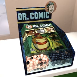 Tischaussteller „Dr. Comic“