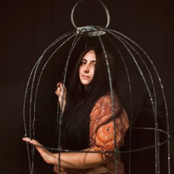 Portrait of writer Arpi voskanyan