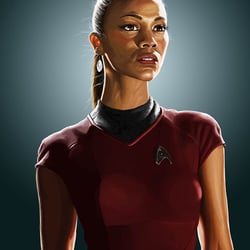 Portrait: Zoe Saldana (Uhura, Star Trek)