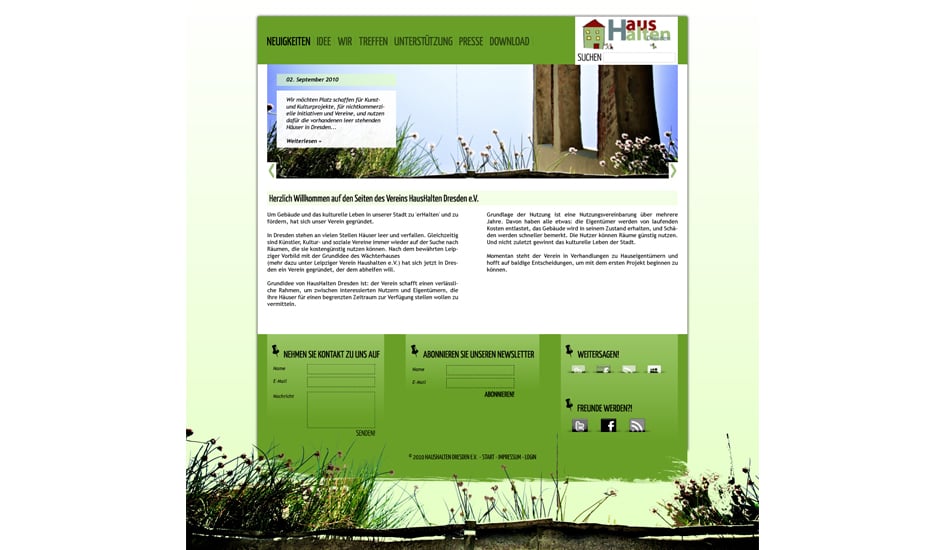 Startseite – Web
