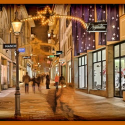 Neue LED-Weihnachtsbeleuchtung Hertensteinstrasse Luzern