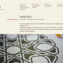 Tipografia Pesatori: website