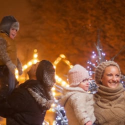 imageaufnahme für den ulmer weihnachtsmarkt