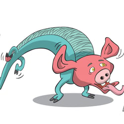 Schweineechse