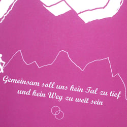Einladungskarte BERG | Close Up