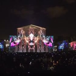 3D mapping, Bolchoi, Moskau