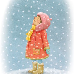 Der reimende Kürbis – Kind im Schnee
