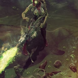 Illustration für das „Dark Age“ Tabletop Spiel von CMON