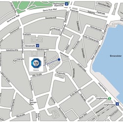 Anfahrtskizze Hamburg (Vektorgrafik)