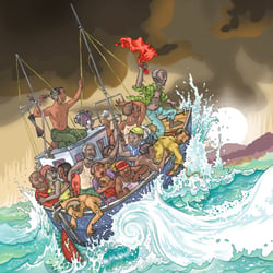 DIE GRUENEN, Coverillustration Broschuere