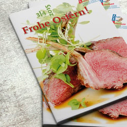 Angebotsbroschüren für einen Feinkostgroßhändler