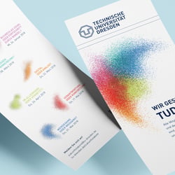 Illustration und Poster „TU-Dresden Zukunftslabore“